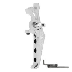 Maxx Airsoft CNC Aluminum Advanced Speed Trigger – Style E – Silver
