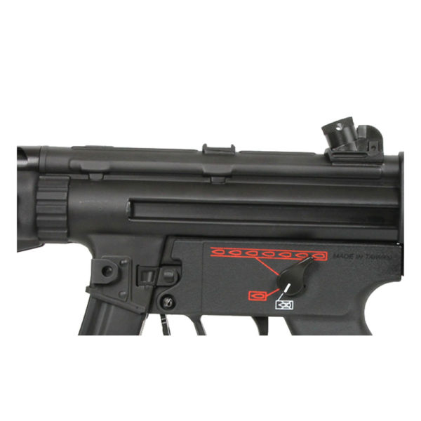 G&G TGM A3 ETU Airsoft Rifle – MP5 Folding Stock – Black