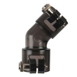 JT Paintball Universal 45 Degree Feed Neck Elbow For Paintball Loader – Smoke