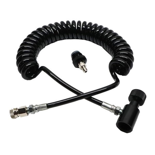 Impact Coiled Paintball Remote Line Without Slide Check