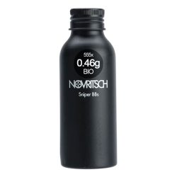 Novritsch Airsoft 6mm White Airsoft BBs – Bottle Of 555 Rounds Bio – .46g