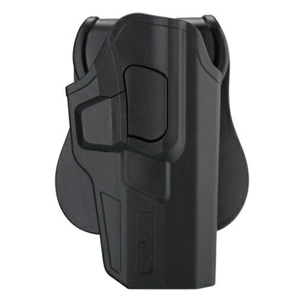 Cytac R-Defender Polymer Pistol Holster – Paddle Attachment – Right Handed – Glock – Black