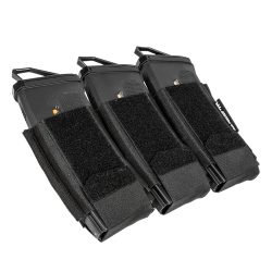 HK Army Speedsoft – Hostile LTS – AR Rifle Mag Pouch – 3 Cell – Black