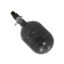 Réservoir de Paintball À Air Comprimé en Fibre De Carbone HK Army Aerolite Extra Lite HEX Avec Régulateur Standard - 48/4500 - Smoke