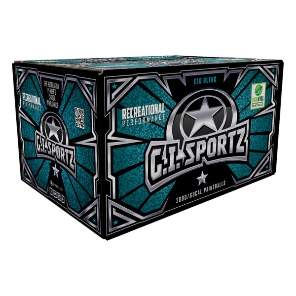 GI Sportz Paintball – .68 Caliber – 1 Star – Different Fill Colors Available – 2000 Rounds