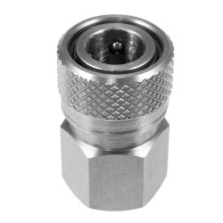 HPA Paintball Fill Station Female Quick Disconnect Heavy Duty - Stainless Steel