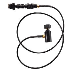 Tippmann Straight Microbore Paintball Remote Line With Slide Check