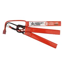 Airsoft Logic Airsoft Battery 11.1v 1450mah Lipo Triplet – Dean Connector