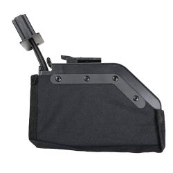 Raven Airsoft Drum Magazine Type For Raven Neo LMG 249 With Electronic Auto Winding - 2000Rd - Black