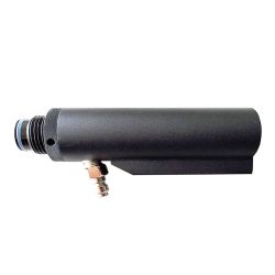 Rap4 Paintball Micro Solid Remote Line Adapter (MILSPEC) Buttstock Buffer Tube