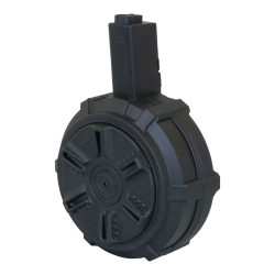 G&G Airsoft Drum Magazine Type For ARP With Manual Winding – 1500Rd – Black