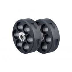 T4E TR50 .50 Caliber Revolver Magazine – 6 Rounds – 2 Packs – Black