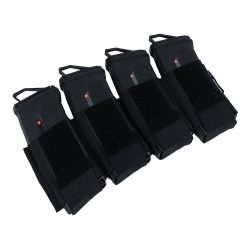 HK Army Speedsoft – Hostile LTS – AR Rifle Mag Pouch – 4 Cell – Black