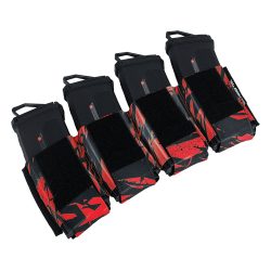 HK Army Speedsoft – Hostile LTS – AR Rifle Mag Pouch – 4 Cell – Red