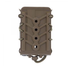 Single Open Top Pouch Rigid For 5.56 Mag – Molle Attachment – Tan
