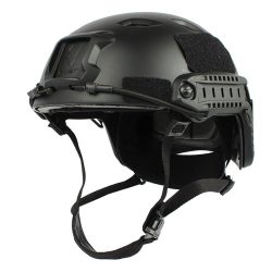 Tactical Helmet Fast Base Jump For Airsoft Or Paintball – Adjustable – Black
