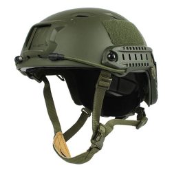 Tactical Helmet Fast Base Jump For Airsoft Or Paintball – Adjustable – Olive