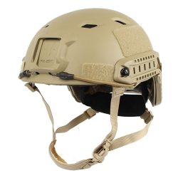 Tactical Helmet Fast Base Jump For Airsoft Or Paintball – Adjustable – Tan