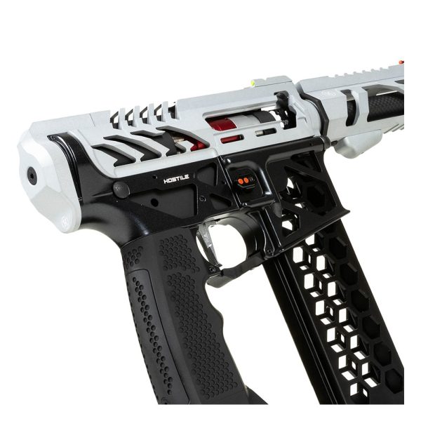 HK Army Speedsoft HPA Airsoft Gun - Hostile X Monk - Synrgy - Silver