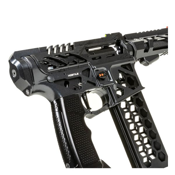 HK Army Speedsoft HPA Airsoft Gun – Hostile X Monk – Synrgy – Black/Black Splash