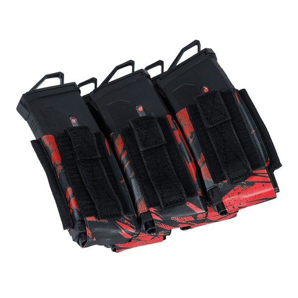 HK Army Speedsoft – Hostile LTS – AR Rifle Mag Pouch – 5 Cell – Red