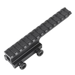 Picatinny Riser Rail Mount System Free Float - 14 Slots - 1'' Height - Picatinny Rail Attachment