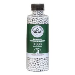High Power Airsoft 6mm White Airsoft BBs – Bottle Of 3300 Rounds Bio – .30g