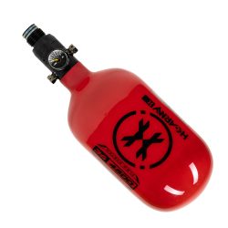 HK Army Aerolite Extra Lite Carbon Fiber Compressed Air Paintball Tank – Standard Regulator – 36/4500 – Icon – Red
