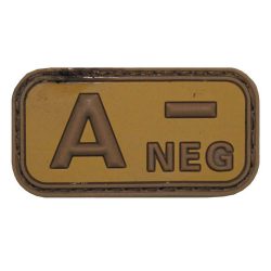 Patch PVC Blood Group A- – Tan