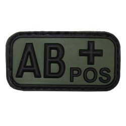 Patch PVC Blood Group AB+ – Olive