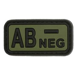 Patch PVC Blood Group AB- – Olive