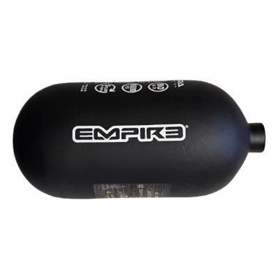 Empire Ultra Lite Carbon Fiber Compressed Air Paintball Tank - 80/4500 - Without Regulator - Black/White