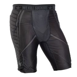 Bunkerkings Paintball Fly Compression Flexible And Padded Slide Shorts Black – LARGE