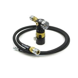Polarstar Airsoft HPA Modular Regulator System (MRS) - With Braided Black Air Line With Quick Disconnect – 36″
