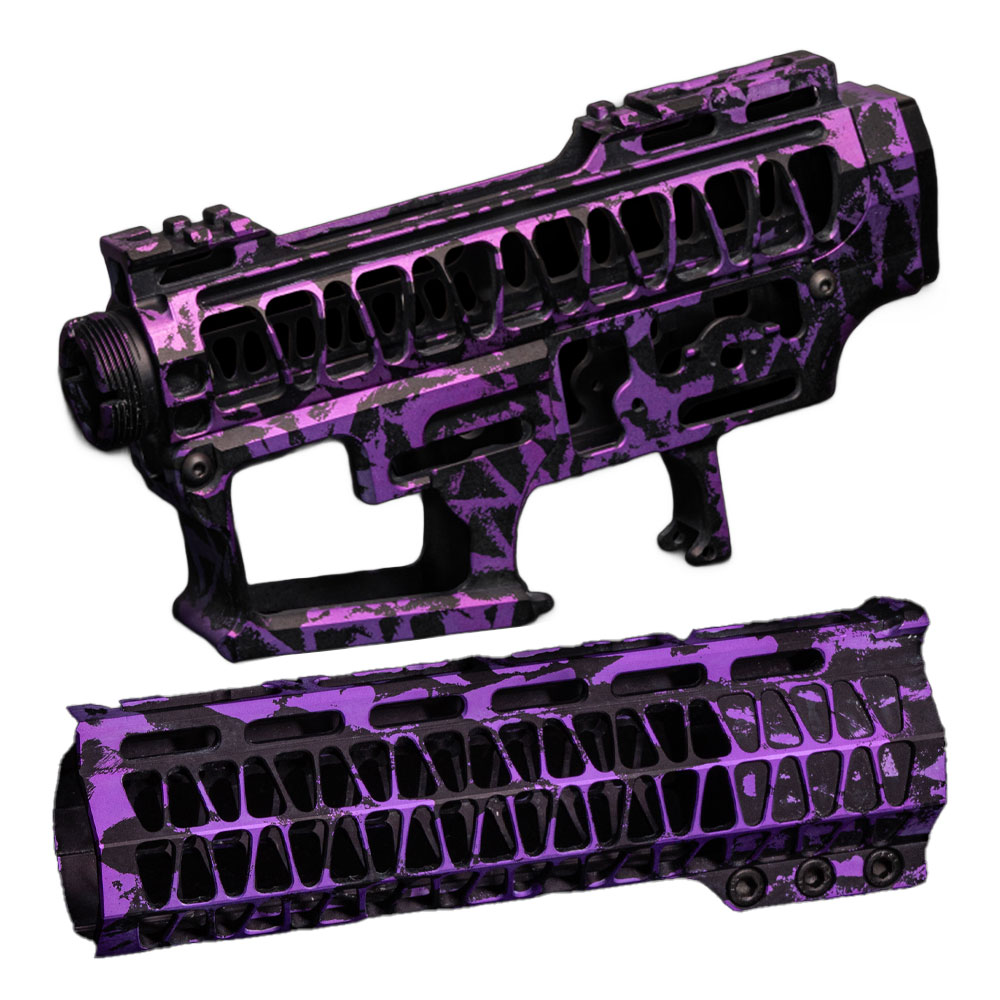Mancraft Airsoft CNC M4 Speedsoft Body Splash Anodised – Purple ...