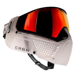 CRBN Zero Pro Paintball Mask With Thermal Lens - Less Coverage - Clear