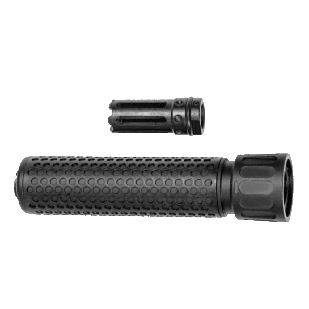 Novritsch Airsoft Aluminum Fast Detach Mock Suppressor V2 With Flash Hider - 14mm CCW - Long