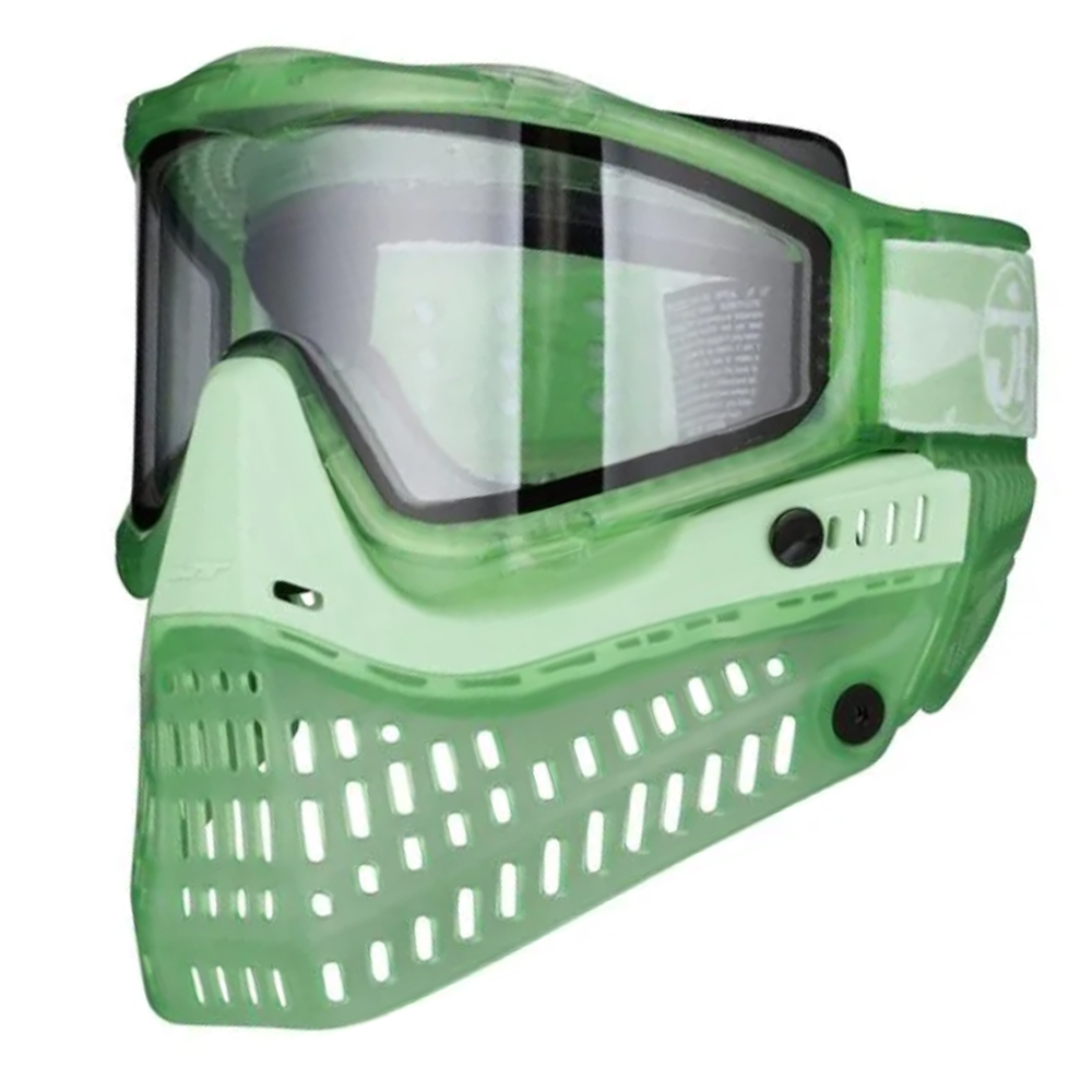 JT Proflex LE Paintball Mask With Thermal Lens – Peridot Birthstone ICE