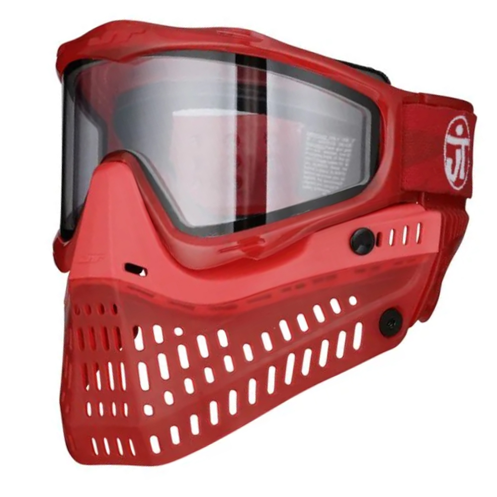JT Proflex LE Paintball Mask With Thermal Lens – Ruby Birthstone ICE