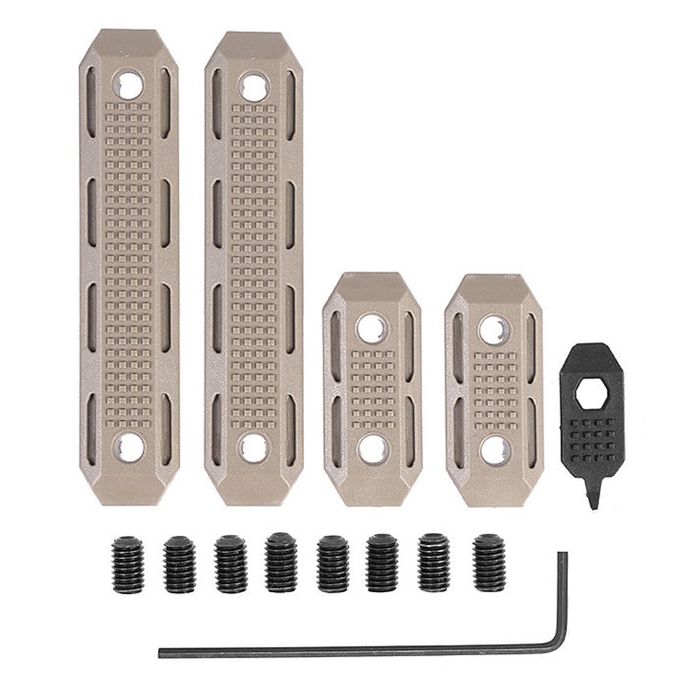 PTS EP M-LOK Rail Cover Set - FDE