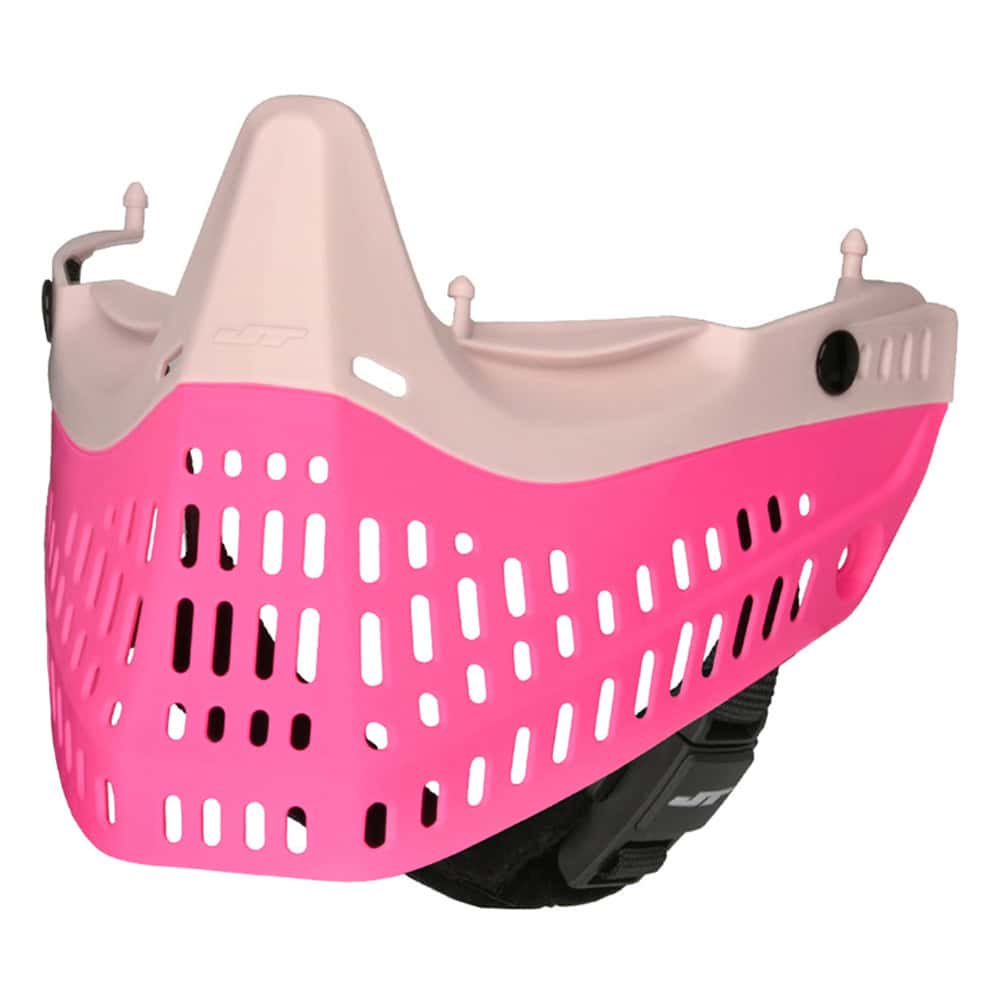 JT Spectra Proflex Paintball Mask SE Parts – Liquid Skirt W/STD Chin Strap - Breast Cancer Edition