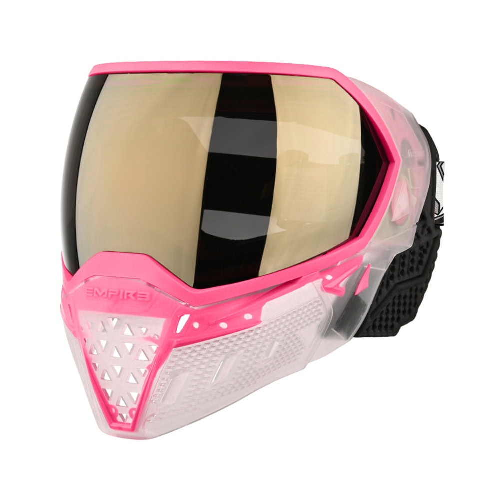 Empire EVS Paintball Mask With Thermal Lens - Crystal Clear/Pink