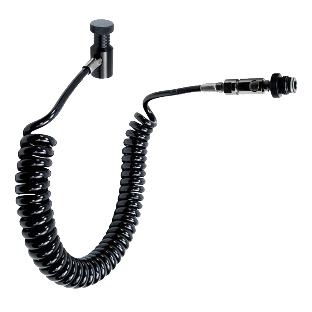 Tippmann Coiled Paintball Remote Line With ConneX Quick Disconnect