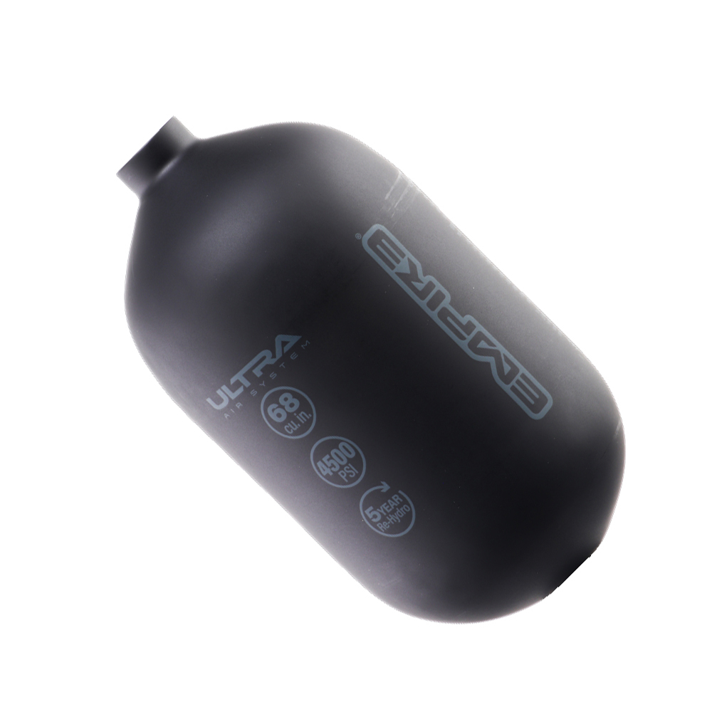 Empire Ultra Lite Carbon Fiber Compressed Air Paintball Tank - 68/4500 - Bottle Only - Matte Black