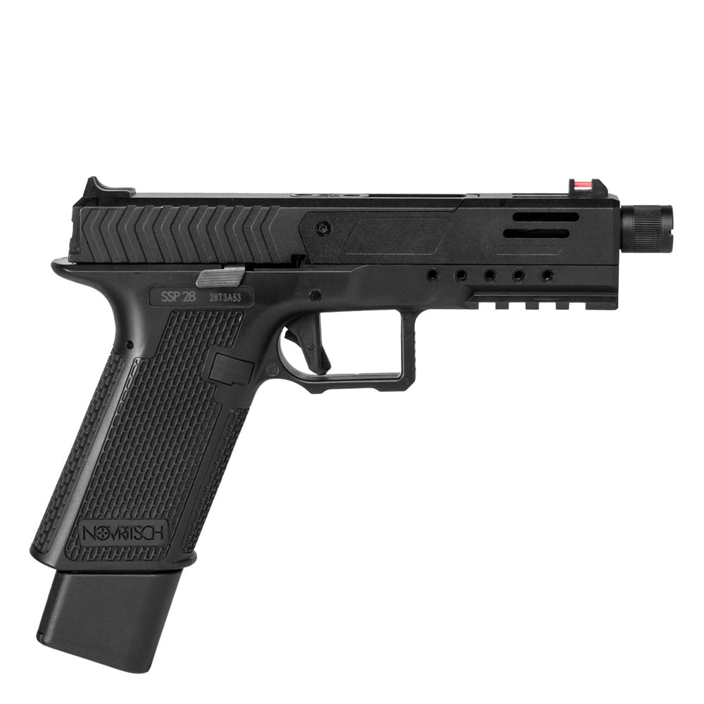 Novritsch SSP28 Split-Slide Gas Blowback Airsoft Pistol - Black