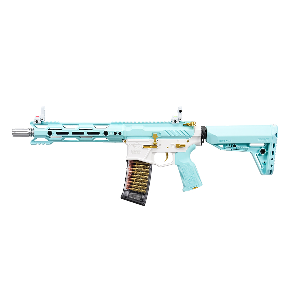 G&G CM16 Stealth 556 AEG Airsoft Rifle - Macaron Blue