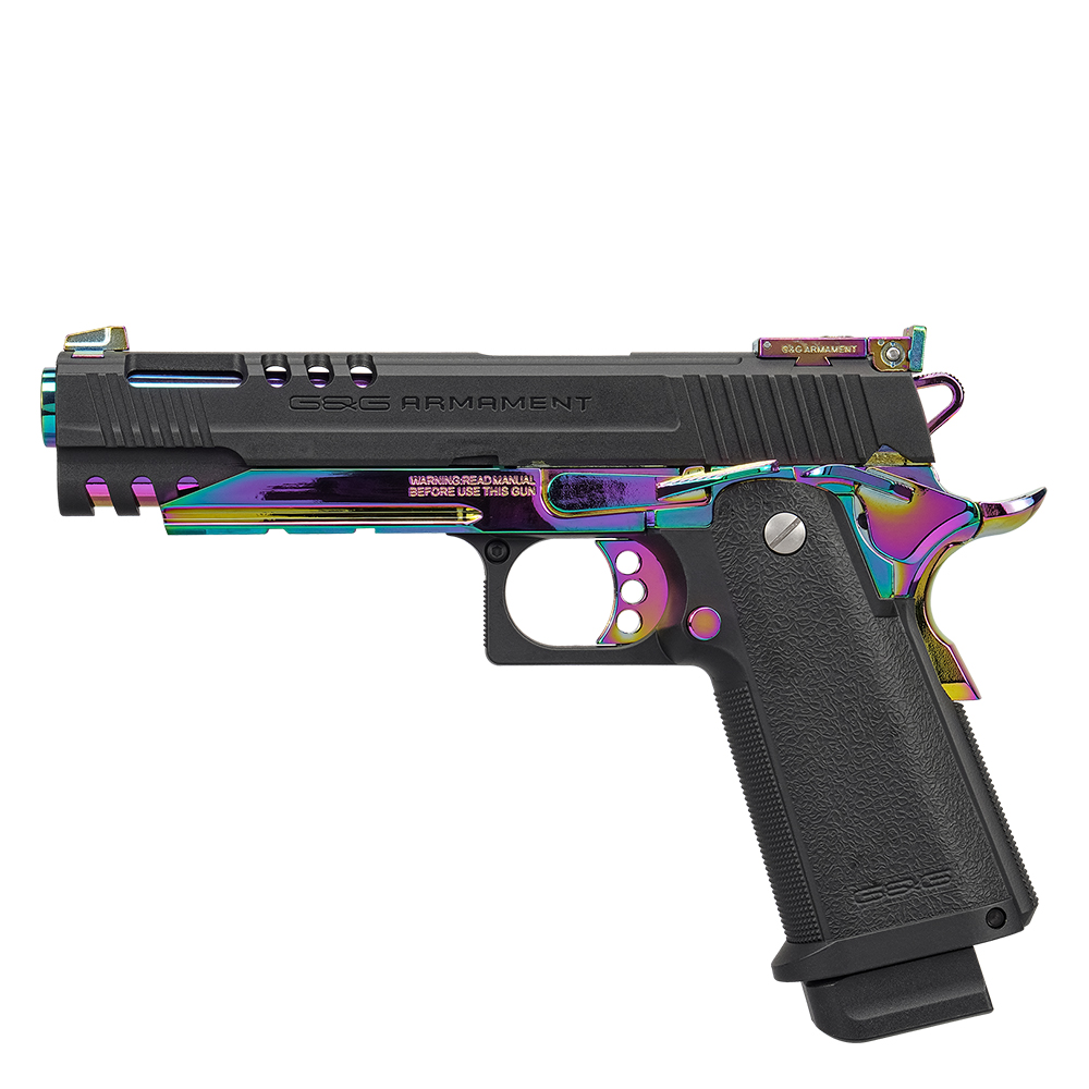 G&G GPM1911 CP Blowback Airsoft Pistol - CO2 - Rainbow