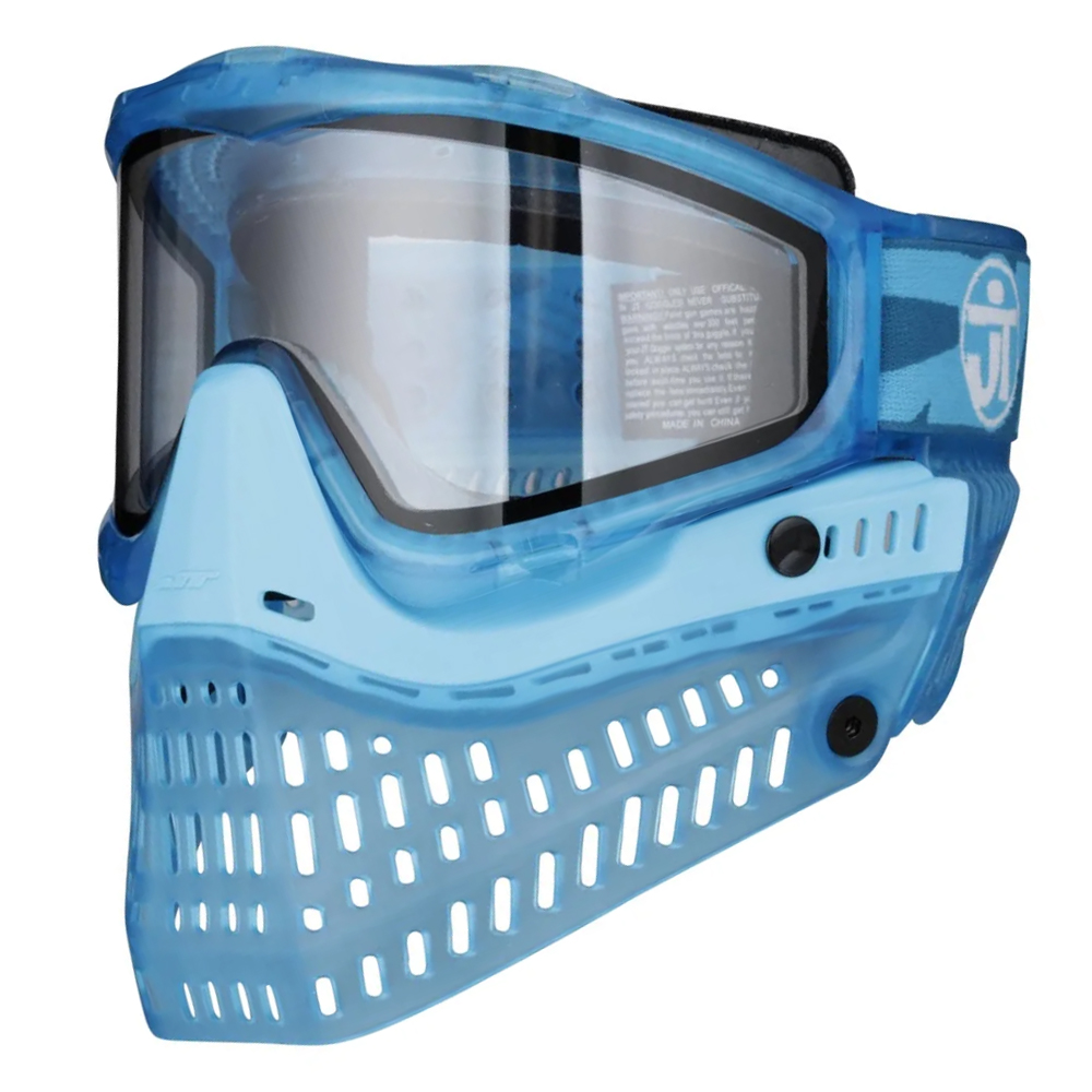 JT Proflex LE Paintball Mask With Thermal Lens – TURQUOISE Birthstone ICE