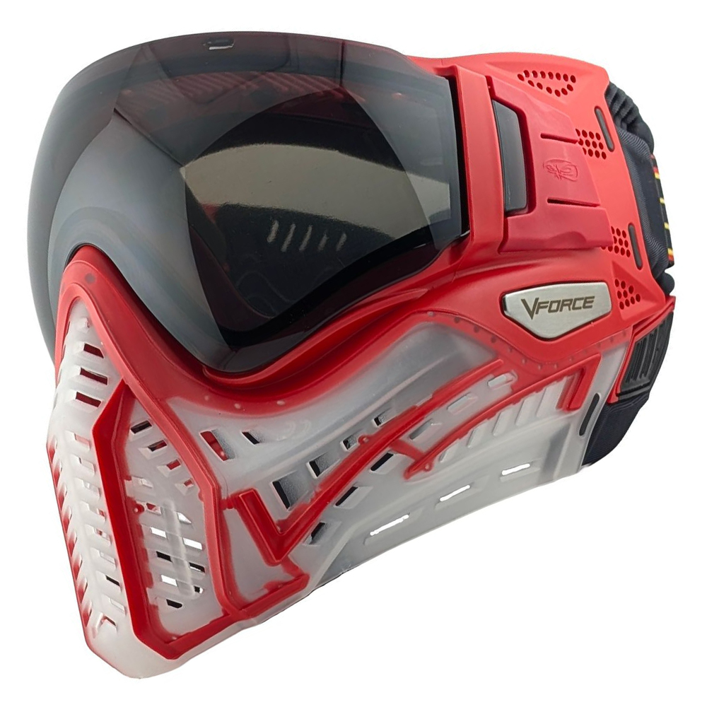 VForce Profiler 2.0 Paintball Mask With Thermal Lens - Fighter Series - Rooster Red