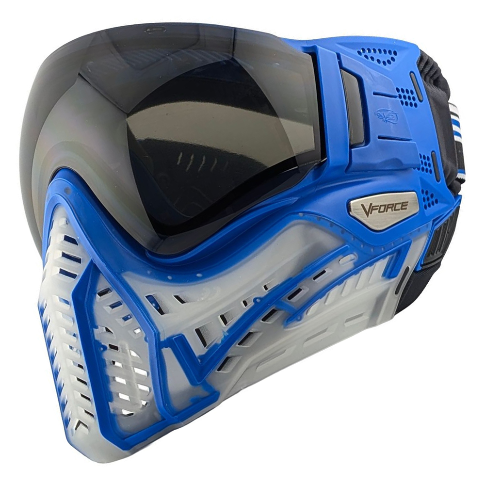 VForce Profiler 2.0 Paintball Mask With Thermal Lens - Fighter Series - Iceman Blue